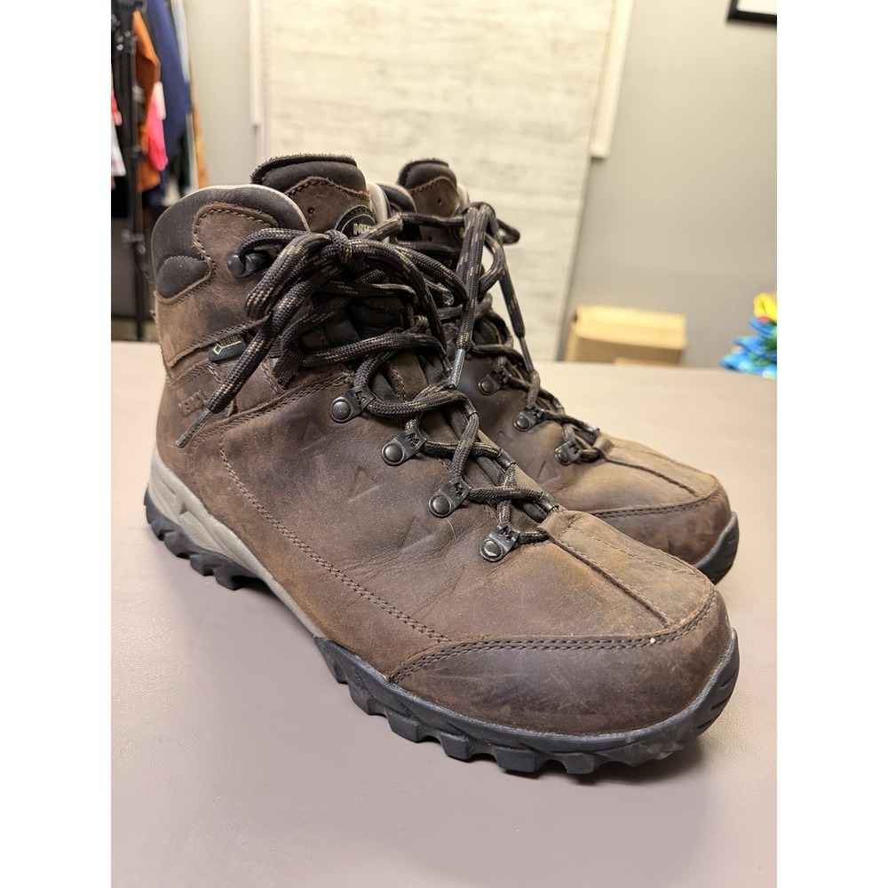 Meindl Comfort Fit Light Hiker 9.5 D Hiking Boots Brown Leather